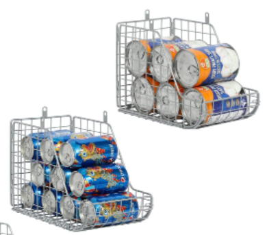 Metal Wire Basket Stackable Can Storage