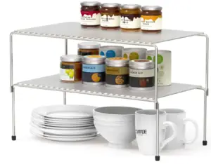 Cabinet Organizer and Storage Shelves Stackable