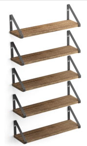 Hanging shelves