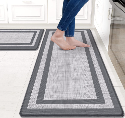 kitchen mat 2-piece cushioned anti-fatigue