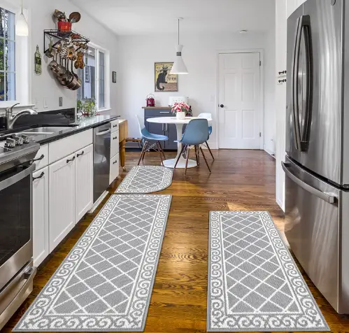 non-slip kitchen rugs washable