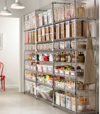 Rack storage shelf