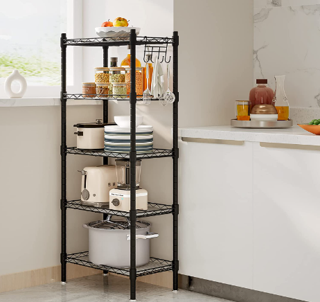 SORCEDAS Shelf 5 Wier Metal Storage Rack