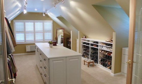 Attic Walk-in Closet