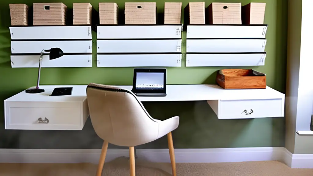 Creative Ways To Use Wall Space For Storage In A Home Office