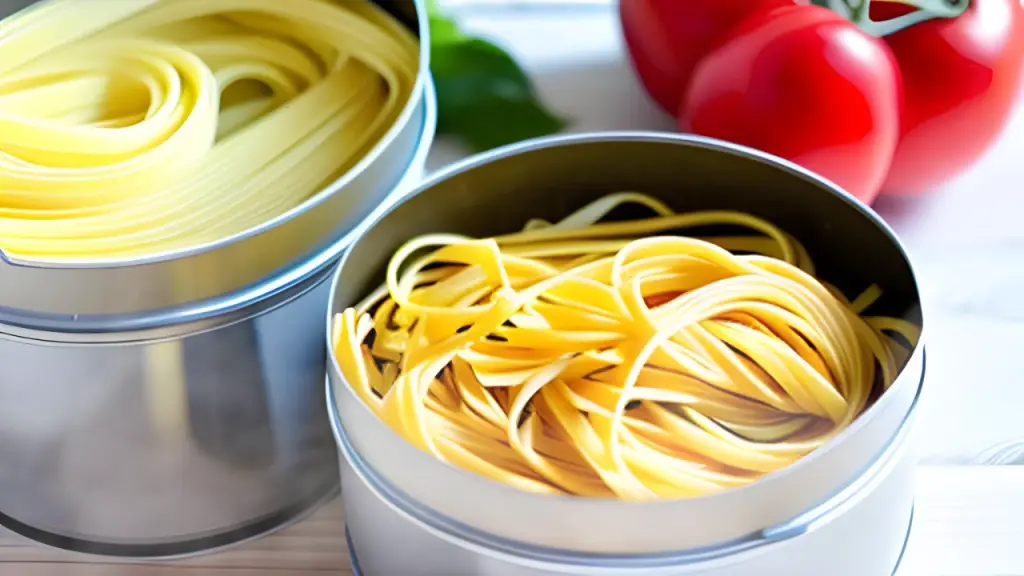 How to Organize Pasta in Metal Tins DIY