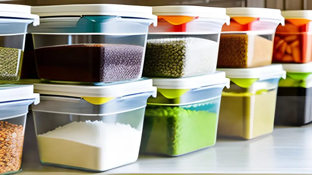 How to Organize Rice in Plastic Containers