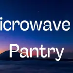 Microwave in Pantry