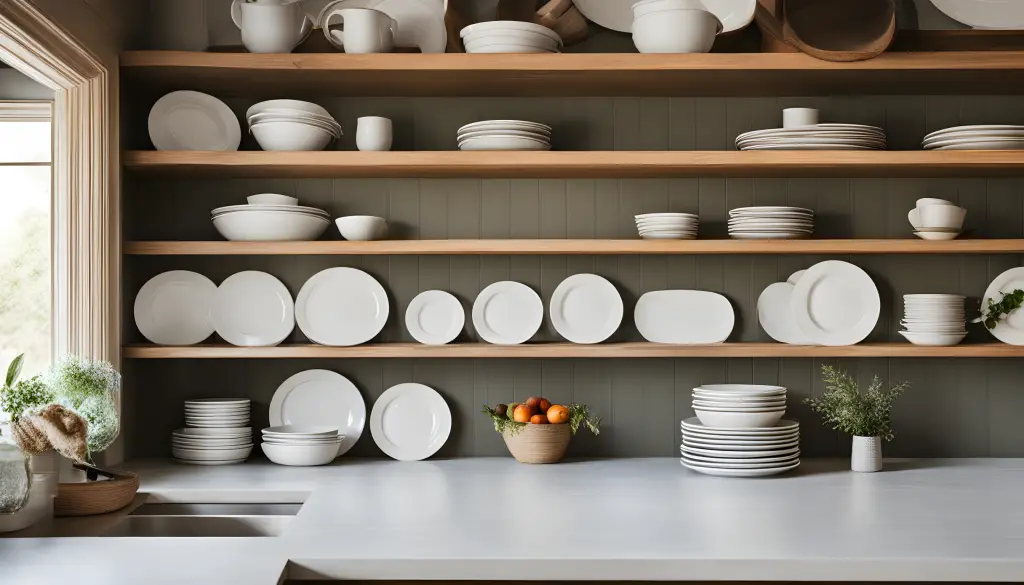 where should plates go in a kitchen        <h3 class=