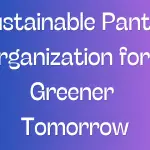 Sustainable Pantry Organization for a Greener Tomorrow