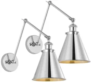 Wall Mount Reading Lamps with Swing Arms