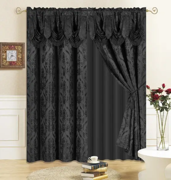 All American Collection New 4 Piece Drape Set