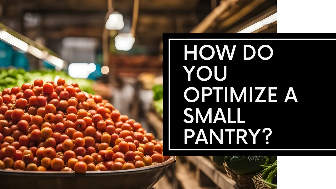 How Do You Optimize A Small Pantry