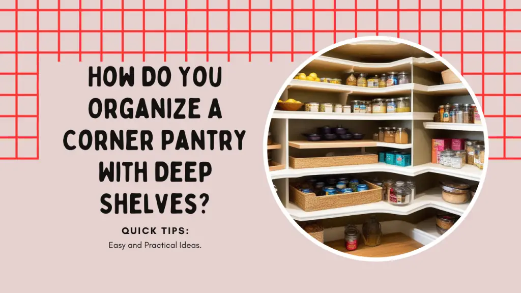 How Do You Organize A Corner Pantry With Deep Shelves
