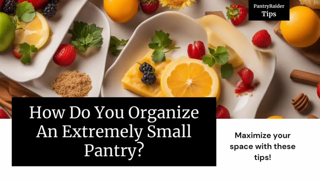 How Do You Organize An Extremely Small Pantry