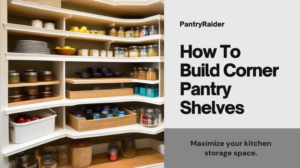 How To Build Corner Pantry Shelves