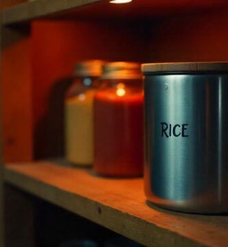 large rice storage container
