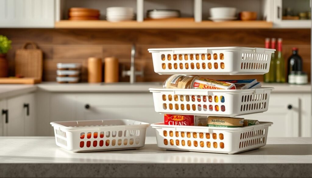 Aldi stacking premium pantry baskets Aldi stacking premium pantry baskets