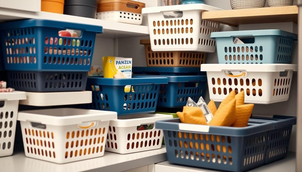 Amazon pantry storage baskets