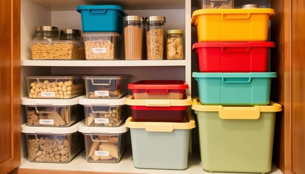 Amazon stackable pantry storage bins