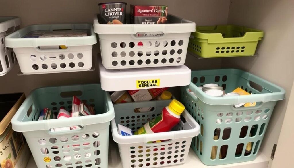 Dollar General pantry storage baskets Dollar General pantry storage baskets