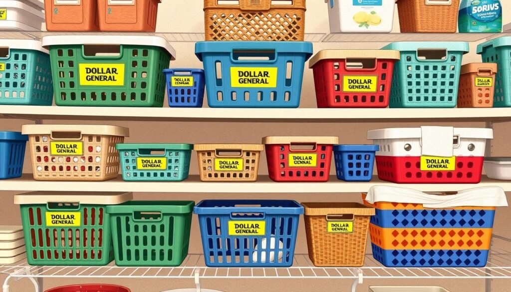 Dollar General storage baskets