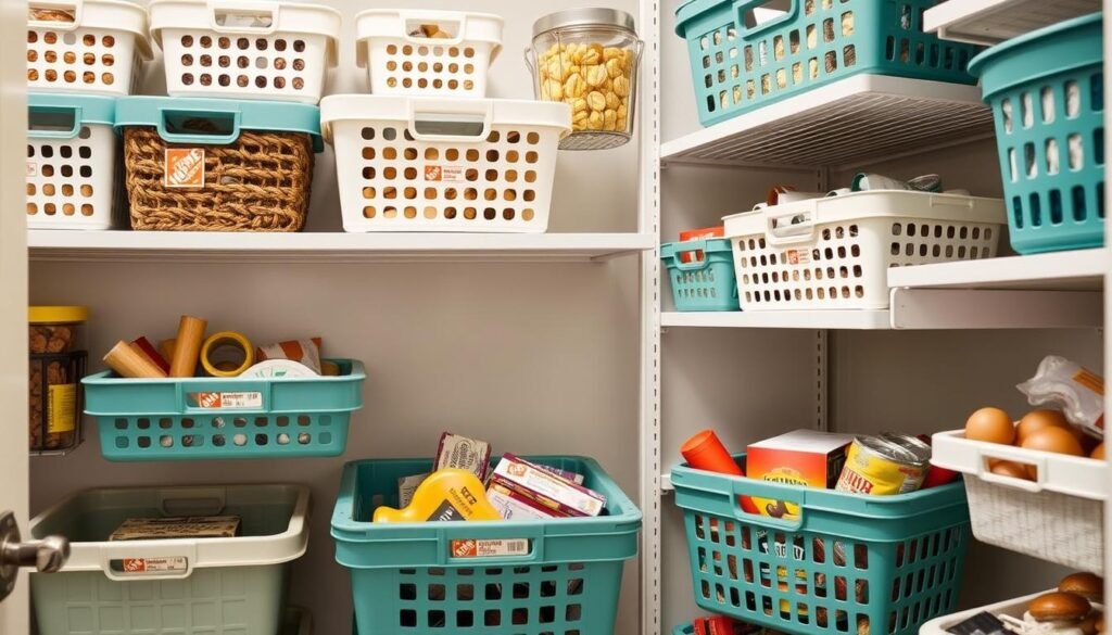 Home Depot pantry storage baskets Home Depot pantry storage baskets