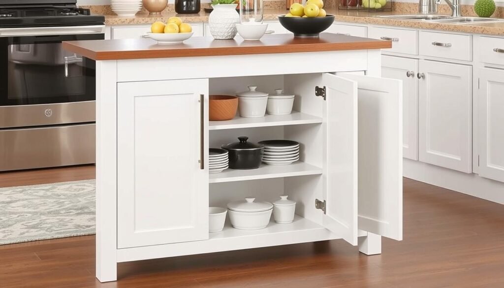 Loden Wide-Rolling Kitchen Cart Loden Wide-Rolling Kitchen Cart