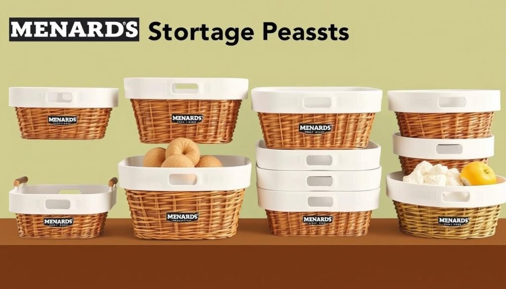Menards pantry storage baskets Menards pantry storage baskets