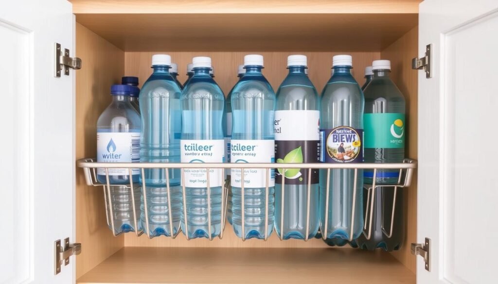 Pan organizer rack for kitchen cabinet Pan organizer rack for kitchen cabinet