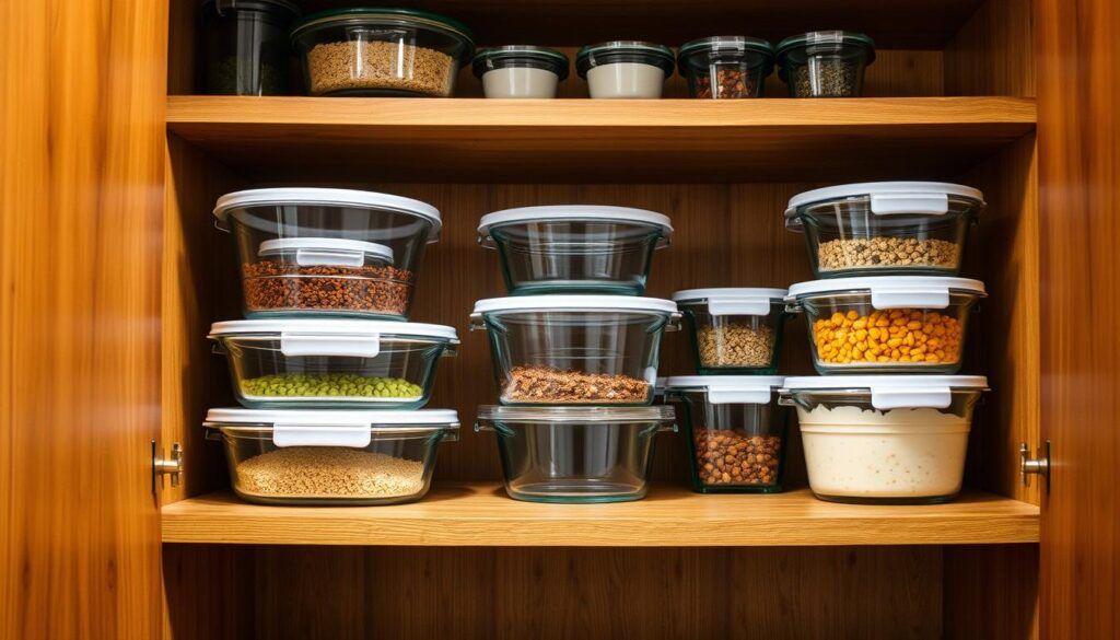 Pyrex glass food storage containers