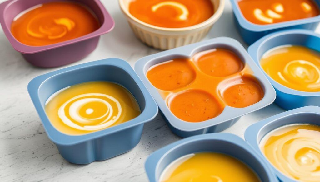 Souper Cubes silicone freezer containers