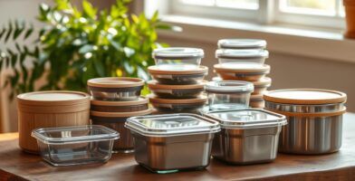 What brands provide eco-friendly pantry storage solutions?,