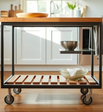 Where can I find multifunctional pantry carts for easy access?,