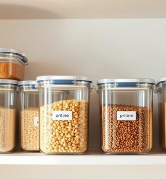 Which brands offer moisture-resistant pantry storage containers?,