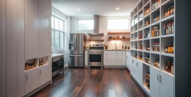 Which companies offer customizable pantry shelving units?,