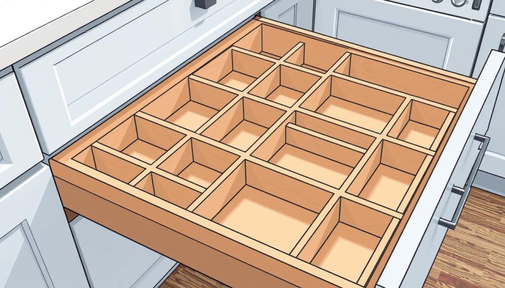 adjustable kitchen drawer dividers