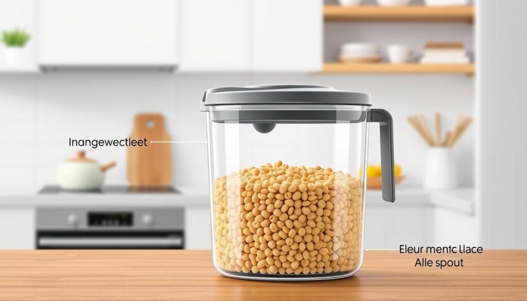 airtight cereal storage containers