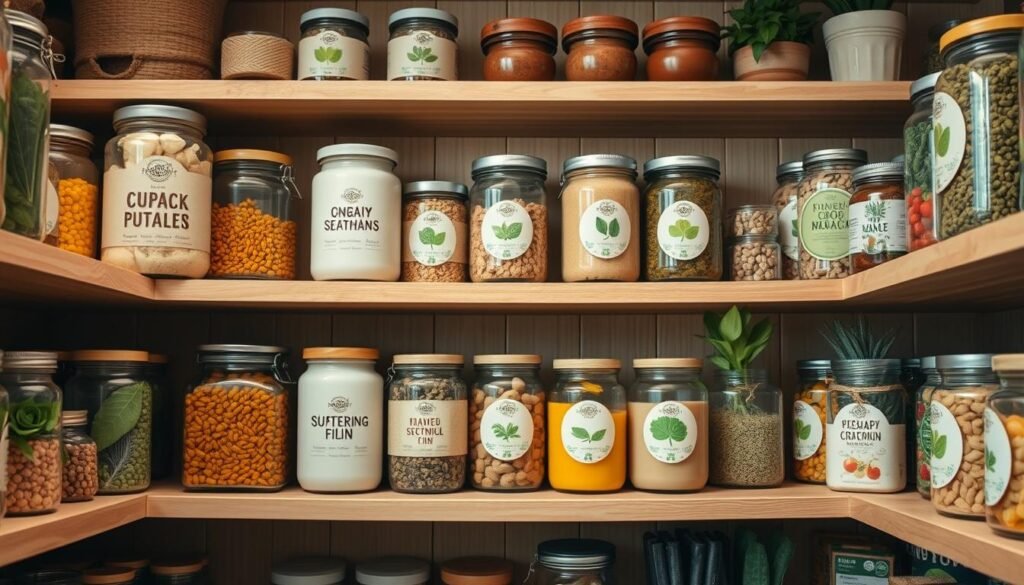 compostable pantry labels