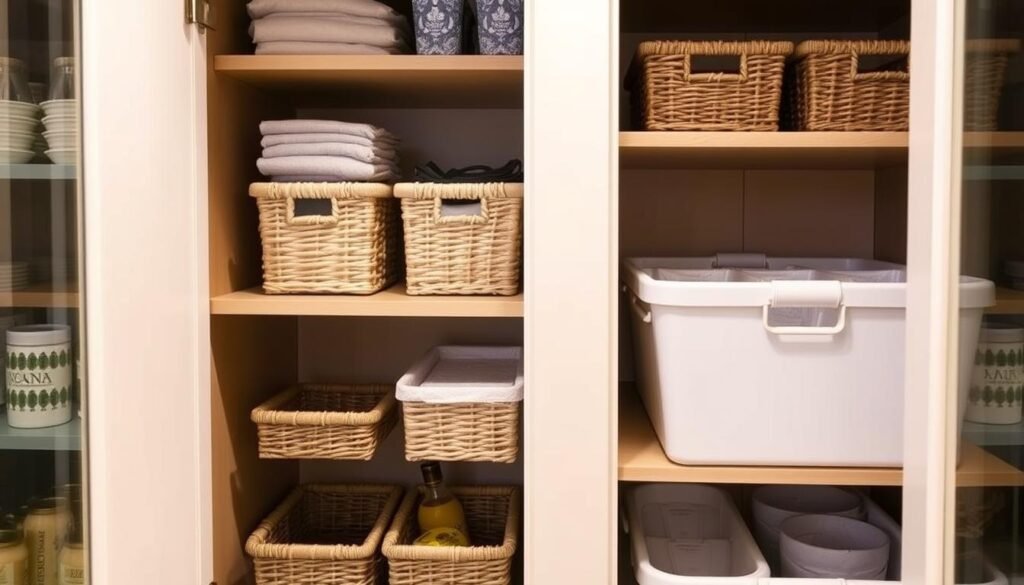 custom pull-out pantry shelves