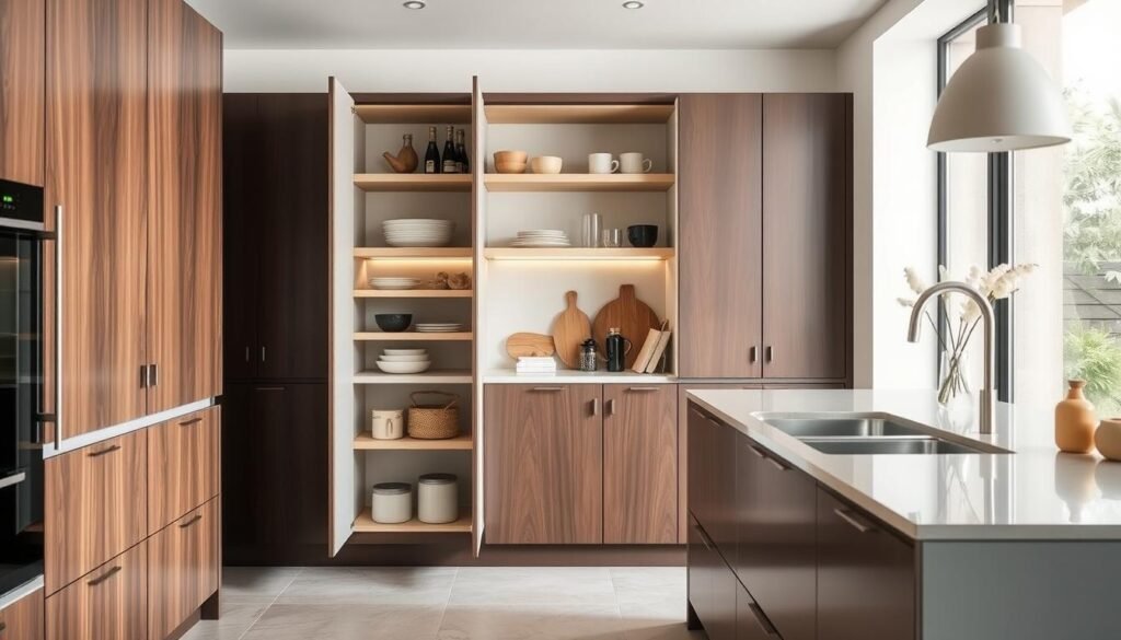 custom pull-out pantry shelves custom pull-out pantry shelves