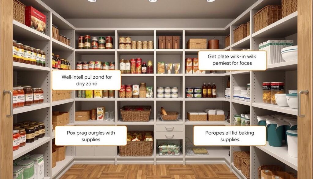 custom walk-in pantry shelving solutions