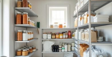 efficient pantry storage,