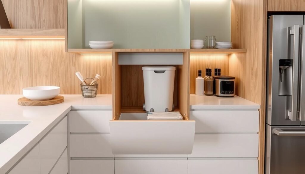 hidden kitchen trash can hidden kitchen trash can