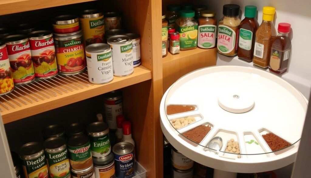 lazy susan organizers for pantry