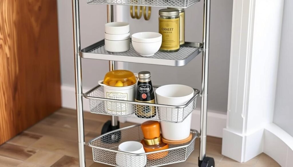 mDesign portable metal rolling cart mDesign portable metal rolling cart