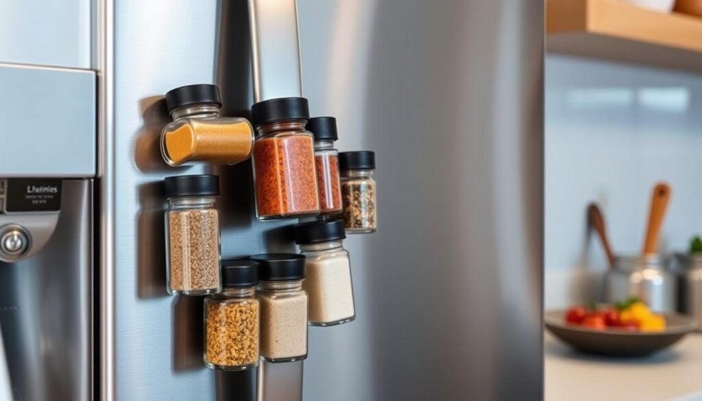 magnetic spice jars for refrigerator