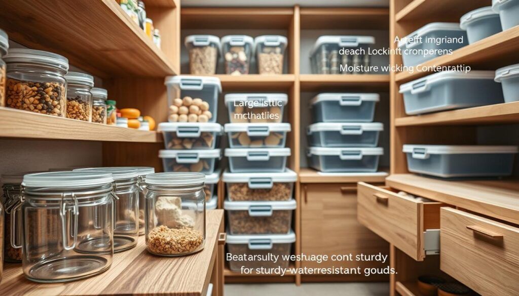moisture-resistant pantry storage