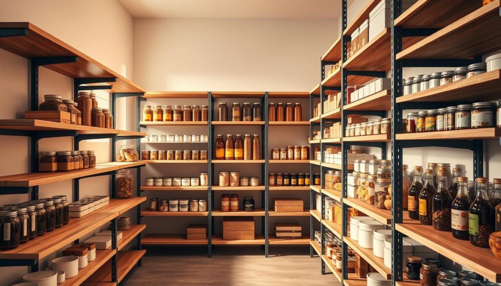 pantry shelving system