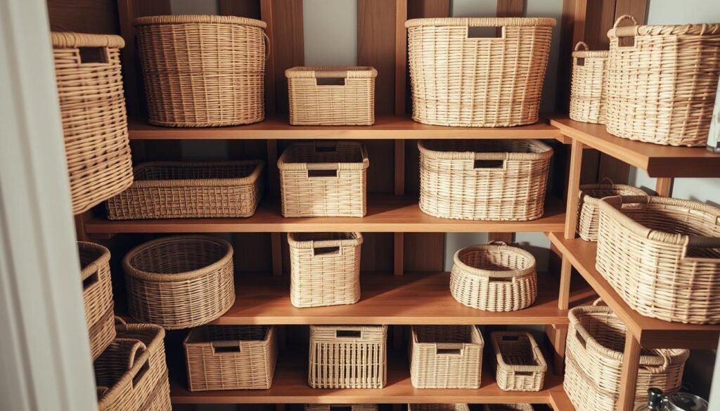 pantry storage baskets
